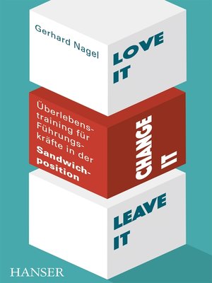 cover image of Love it, change it or leave it--Überlebenstraining für Führungskräfte in der Sandwich-Position